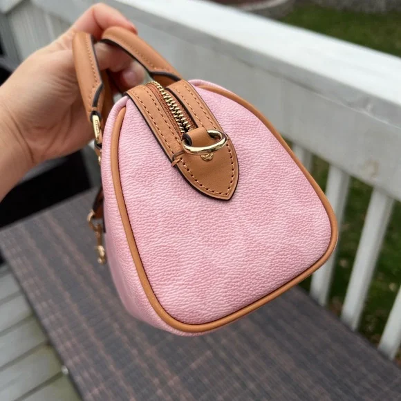 Coach mini rowan pink signature Women's Bag CEK79 - Picture 4 of 8